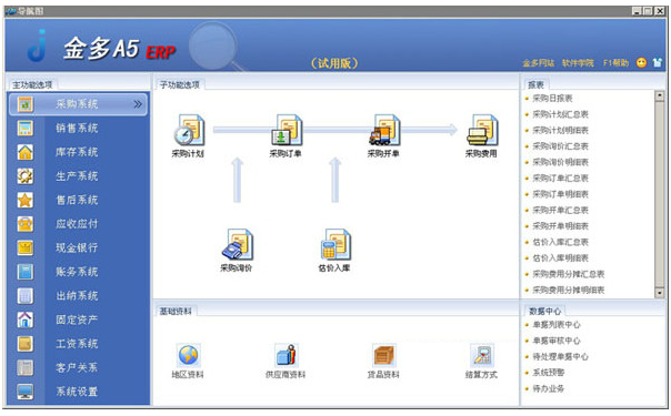 金多工业企业ERP管理系统 v4.23 中文官方安装版