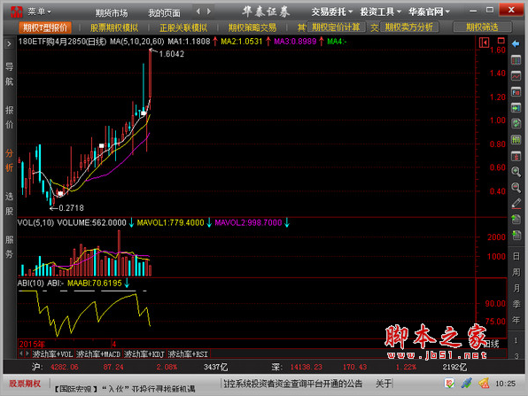 华泰证券股票期权全真模拟交易系统(澎博版) v6.2.3.9 中文官方安装版