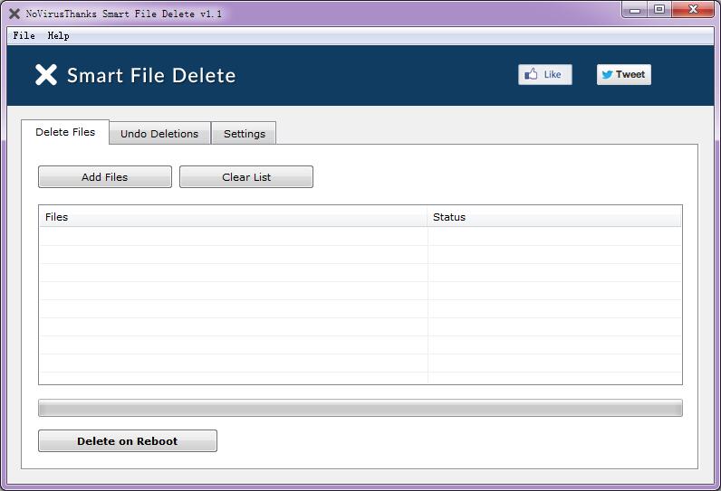 NoVirusThanks Smart File Delete(安全删除文件工具) v1.1 免费安装版