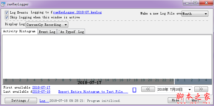 rawKeyLogger(鼠标操作记录器) V0.5 免费绿色版