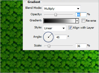 Photoshop填充图案给人物添加保护绿制作教程
