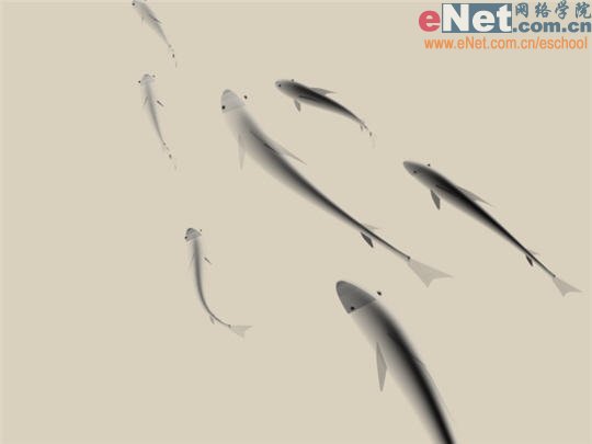 3dmax9.0打造栩栩如生的中国游鱼水墨画