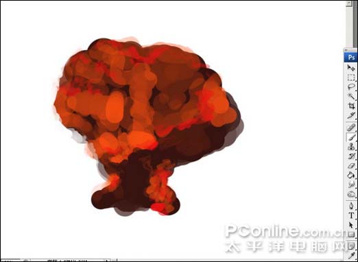 PS鼠绘太空机器人战斗场景