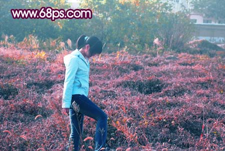 Photoshop调出乏色照片的梦幻效果教程