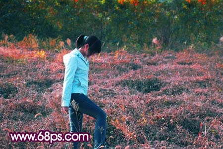 Photoshop调出乏色照片的梦幻效果教程