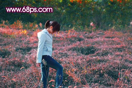 Photoshop调出乏色照片的梦幻效果教程