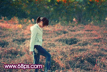 Photoshop调出乏色照片的梦幻效果教程