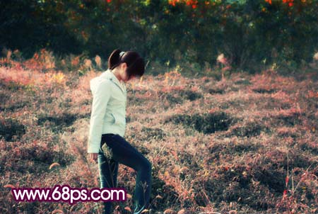 Photoshop调出乏色照片的梦幻效果教程