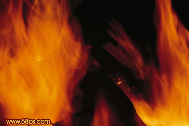 Photoshop 红色的光影望背影特效