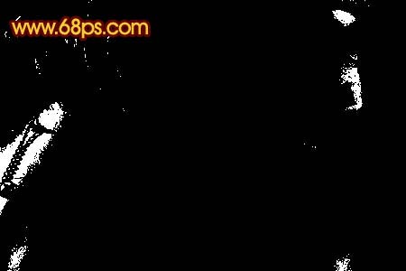 Photoshop 红色的光影望背影特效