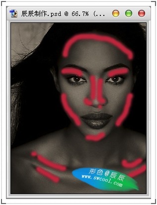 Photoshop制作黄金首饰模特广告色调