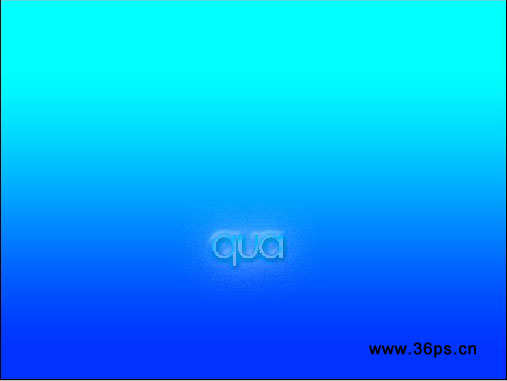 Photoshop 深海里的海洋文字