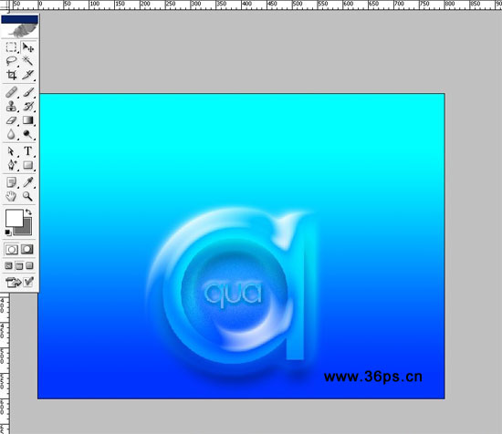 Photoshop 深海里的海洋文字