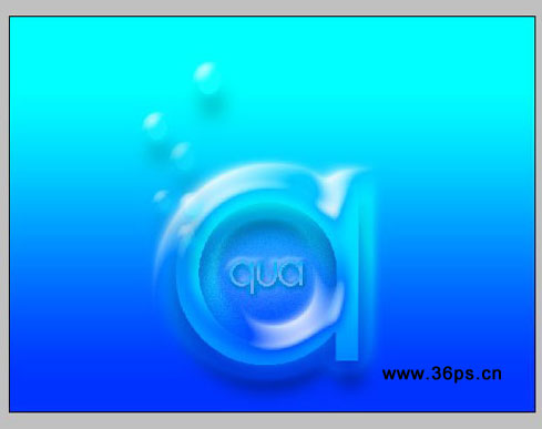 Photoshop 深海里的海洋文字