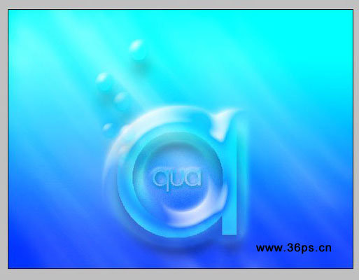 Photoshop 深海里的海洋文字