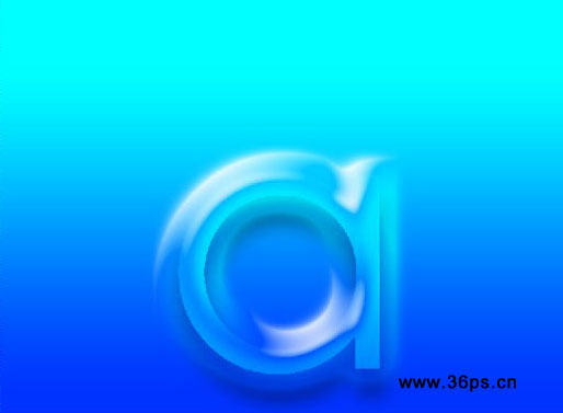 Photoshop 深海里的海洋文字