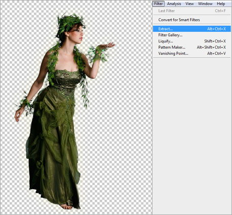 photoshop 合成超梦幻的森林天使