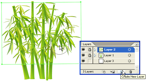 Illustrator教程:制作大片竹林-脚本之家