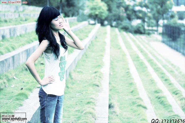 Photoshop非主流调色教程：操场悸动的青春追忆