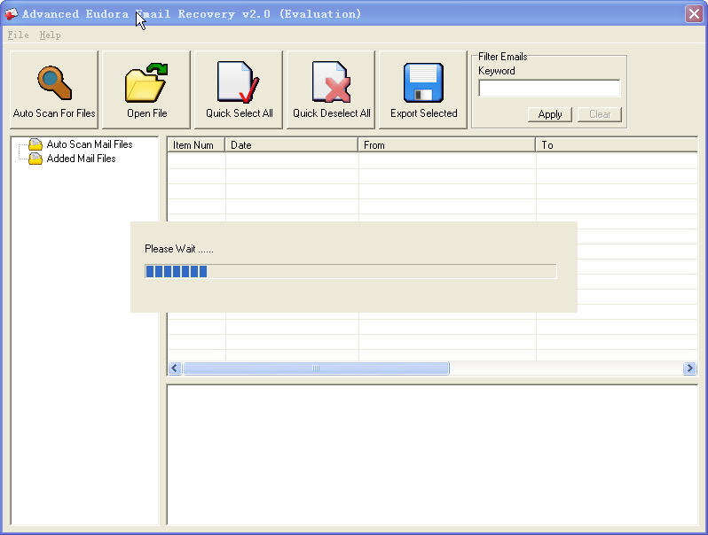 电子邮件恢复工具 Advanced Eudora Email Recovery v2.0 英文绿色特别版