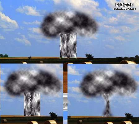 Photoshop滤镜制作核弹爆发