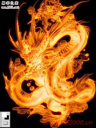 Photoshop 把素材转成火焰效果