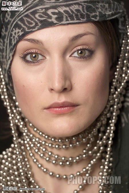 Photoshop 人物细腻的古铜色肤色