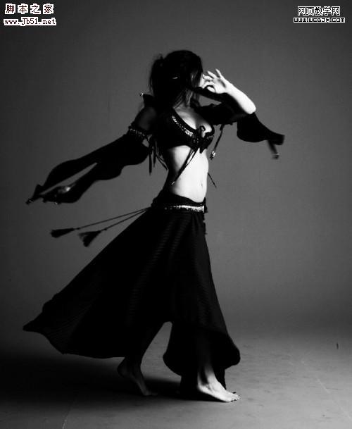 Photoshop 材质合成令人赞美的光环舞者