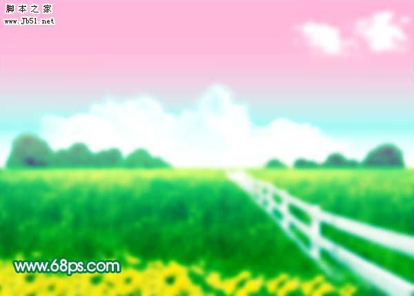 Photoshop 宝宝照片加上梦幻装饰效果