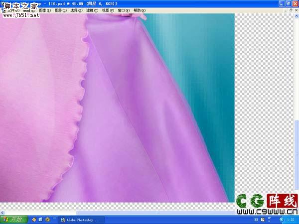 photoshop 鼠绘漂亮的紫色婚纱美女