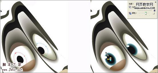 CoreDraw 制作三维卡通斑马