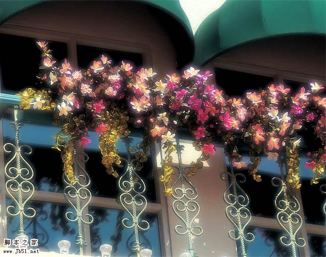 photoshop 多图合成柔美的古典美女效果