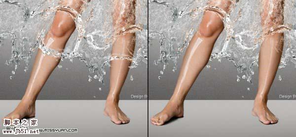 Photoshop 制作水裙效果