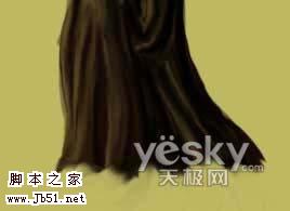 Photoshop 鼠绘梦幻的绿色卡通树