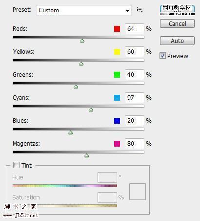 Photoshop 颓废风格的人物插画效果