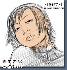 Photoshop 气质女孩 鼠绘教程