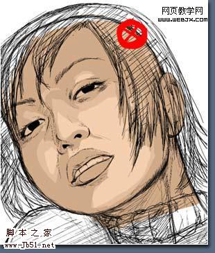 Photoshop 气质女孩 鼠绘教程