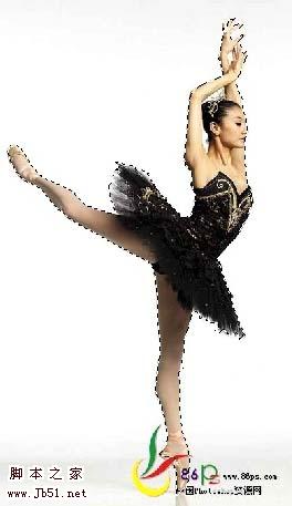 photoshop 合成优美的舞蹈场景