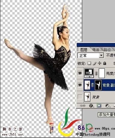 photoshop 合成优美的舞蹈场景