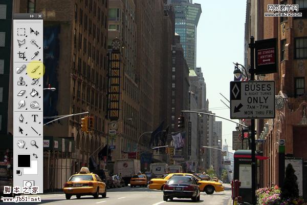 photoshop 经典合成荒凉的都市