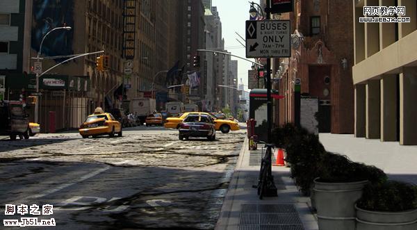 photoshop 经典合成荒凉的都市