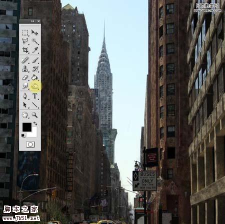 photoshop 经典合成荒凉的都市