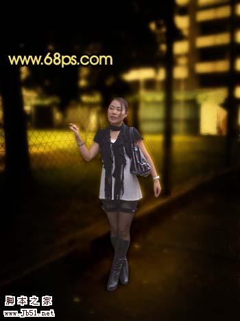 Photoshop 人物照片柔和的仿夜色效果