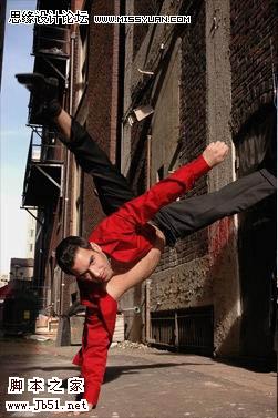 photoshop 打造强对比高清晰人物照片