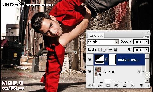 photoshop 打造强对比高清晰人物照片