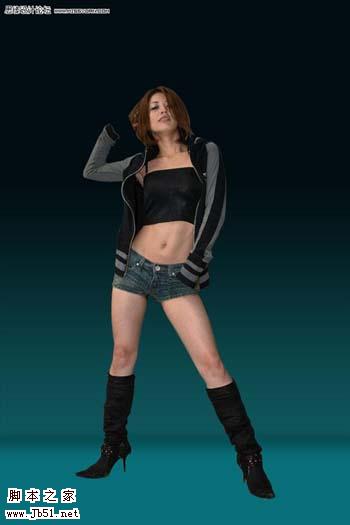 Photoshop 通透荧光人物效果