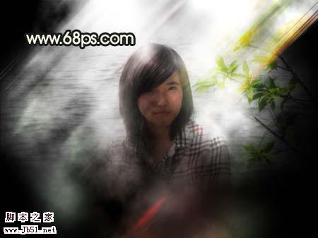 Photoshop 淡淡烟雨怀旧的生活照