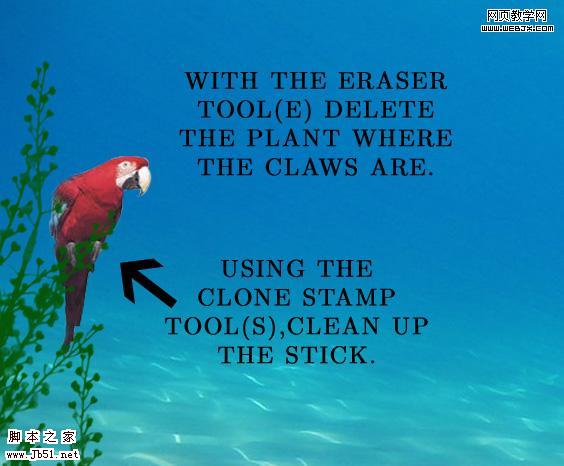 photoshop 合成另类的梦幻海底世界