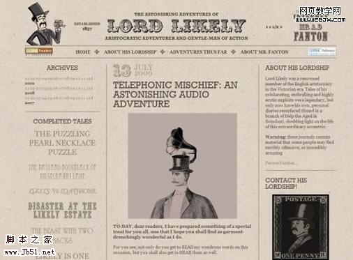 漂亮的博客设计