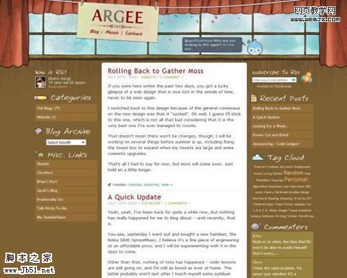 漂亮的博客设计